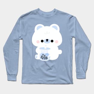 Polar Bear Boba Long Sleeve T-Shirt